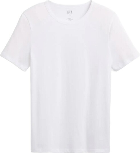 GAP 100% Organic Cotton Vintage Crewneck T Shirt   FRESH WHITE   XL
