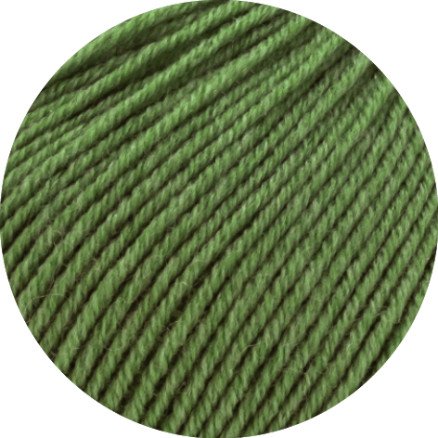 Lana Grossa Cool Wool Melange Garn 434 Grønn Melange
