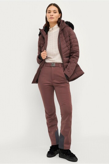 Áhkká Skibukse Gold Softshell Ski Pant Brun