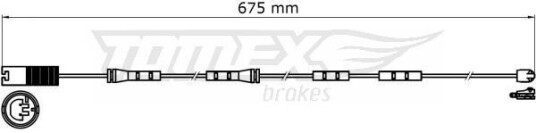 Slitasjevarsler bremseklosser TOMEX Brakes TX 31 36