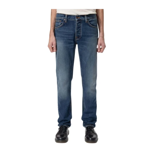 Nudie Jeans Nudie Jeans Herre Jeans Blå W30 L34