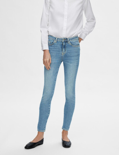 Selected Slfsophia Mw Skinny Mid Blue Jean U Noos - Blue - 26 x 32 Selected Slfsophia Mw Skinny Mid Blue Jean U Noos - Blue - 26 x 32