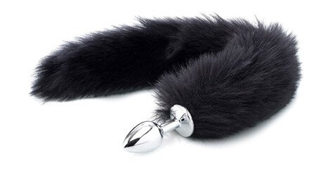Deluxe Fluffy Fox Plug Black 45 cm Deluxe Fluffy Fox Plug Black 45 cm