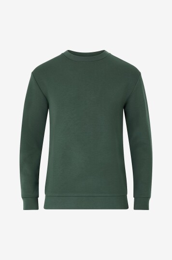 Selected Homme Collegegenser slhEmanuel Soft Crew Neck Sweat Grønn
