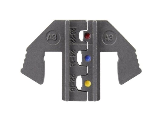 Toolcraft Ple-0A3 Crimp - Indsats Crimptang Til Isolerede Kabelsko Passer Til Mærke: Toolcraft Pz-500 Toolcraft Ple-0A3 Crimp - Indsats Crimptang Til Isolerede Kabelsko Passer Til Mærke: Toolcraft Pz-500