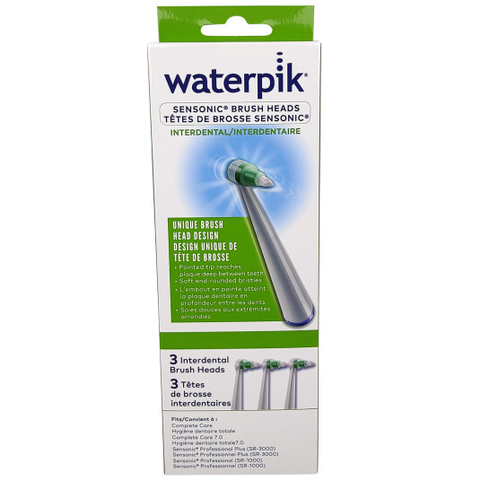 Waterpik SenSonic interdentale børstehoder for elektrisk tannbørste Waterpik SenSonic interdentale børstehoder for elektrisk tannbørste