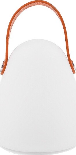 Oppladbar RGB LED bordlampe Ø12,8cm   Hvit inkl. fjernkontroll IP54 utendørs   Dimbar : Via fjernkontroll Kulør : RGB