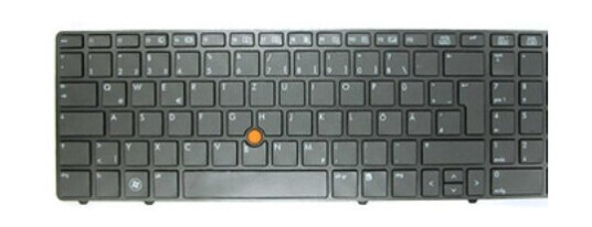 Hp - Tastatur - Bakbelysning - Storbritannia - For Elitebook 8570W Mobile Workstation