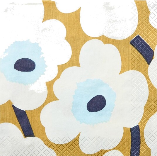 Marimekko by Havi Marimekko Napkin Unikko   Beige   24X24CM