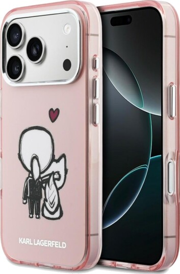 Karl Lagerfeld MagSafe Mobildeksel for iPhone 17 Pro - Rosa
