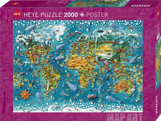 Puslespill 2000 Heye Miniature World