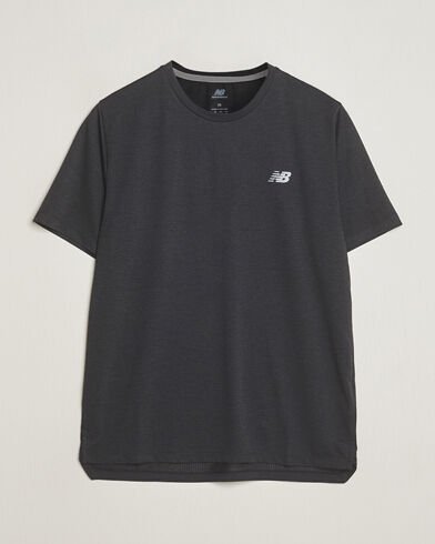 New Balance Running Athletics Run T-Shirt Black