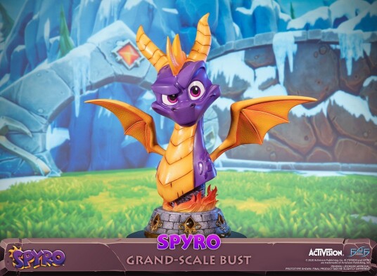 First 4 Figures - Spyro The Dragon - Spyro Grand-Scale Bust (Standard Edition) - Figur First 4 Figures - Spyro The Dragon - Spyro Grand-Scale Bust (Standard Edition) - Figur