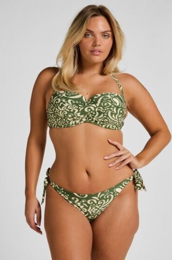 Hunkemöller Cancun Brasiliansk Bikinibukse Grønn