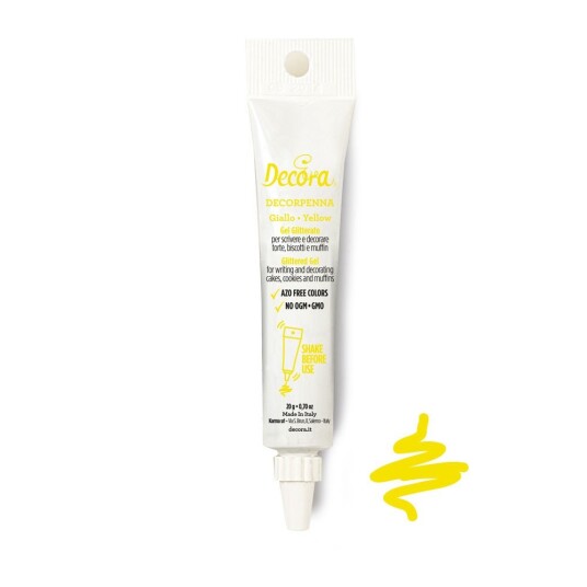 Decora Pyntegele Glitter Sitrongul 20g B.F. 1/125 