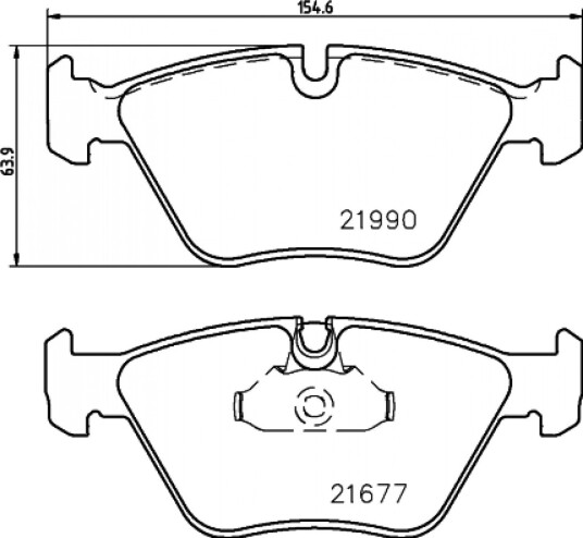 Bremseklosser HELLA 8DB 355 010-711