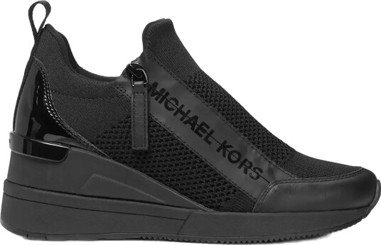 Michael Kors Willis Wedge Trainer Black 39