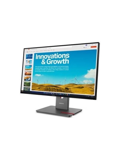 Lenovo ThinkVision P24QD 24" QHD IPS Skjerm 120Hz HDMI USB-C Sort