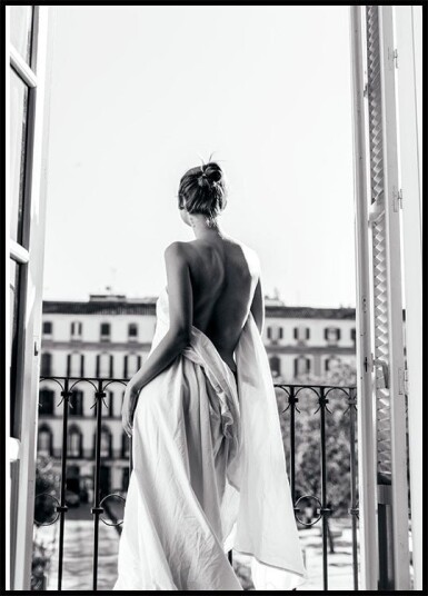 Morning Serenity Balcony Plakat Plakat / 40x50cm