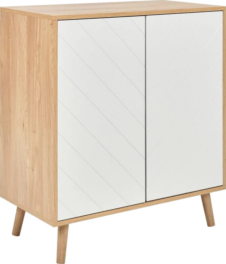 Sidebord Bristow Hvit, lyst tre - Hvit, lyst tre
