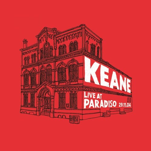 Keane  Live At Paridiso 29.11.04  LP/Vinyl