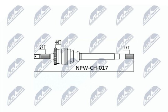 Nty Drivaksel NTY NPW CH 017