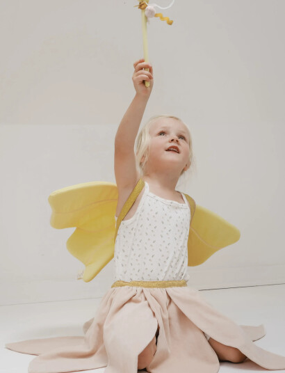 Fabelab Dress-Up - Fairy - Yellow - 3-5Y
