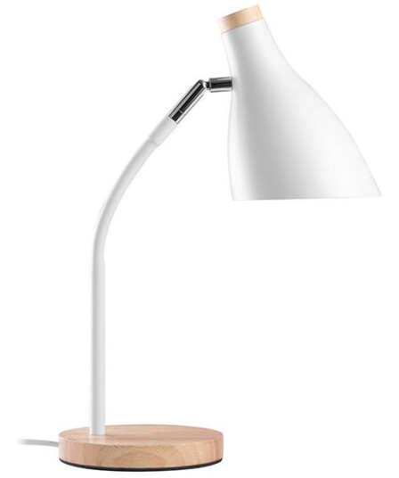 Tracer Scandi skrivebordslampe E27 Hvit