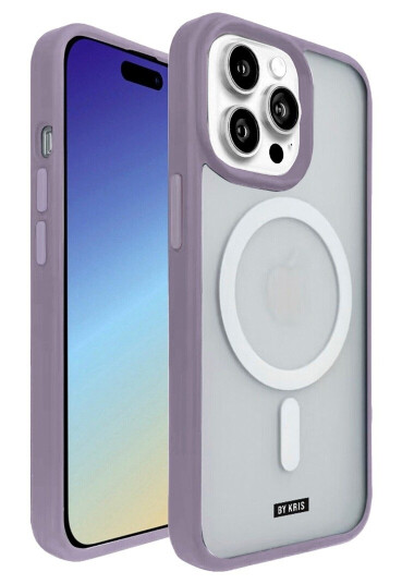 BY KRIS IPHONE 15 PRO DEKSEL MAGSAFE, LILLA