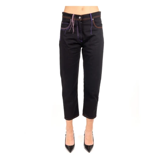 Msgm Dame Jeans Svart XS,