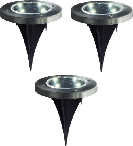 Veli Line solcelle bedlamper 3-pak