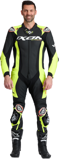 Ixon MC Skinndress Vortex 3 Svart Neongul