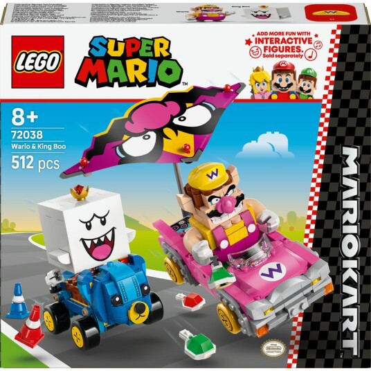 LEGO Super Mario 72038 Mario Kart – Wario og King Boo LEGO Super Mario 72038 Mario Kart – Wario og King Boo