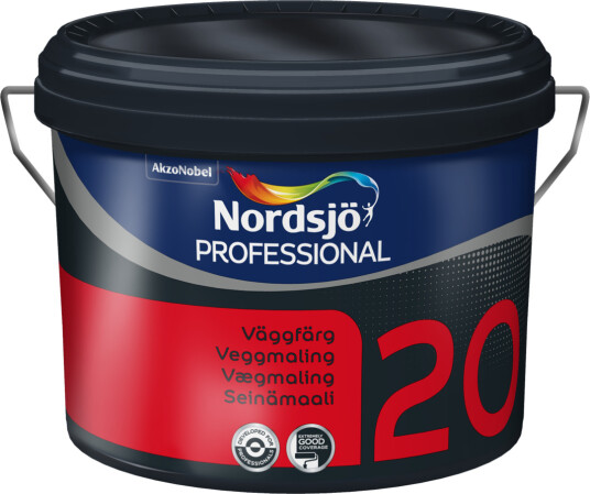 NORDSJØ PROFESSIONAL 20 VEGGMALING BW 10 L NORDSJØ PROFESSIONAL 20 VEGGMALING BW 10 L