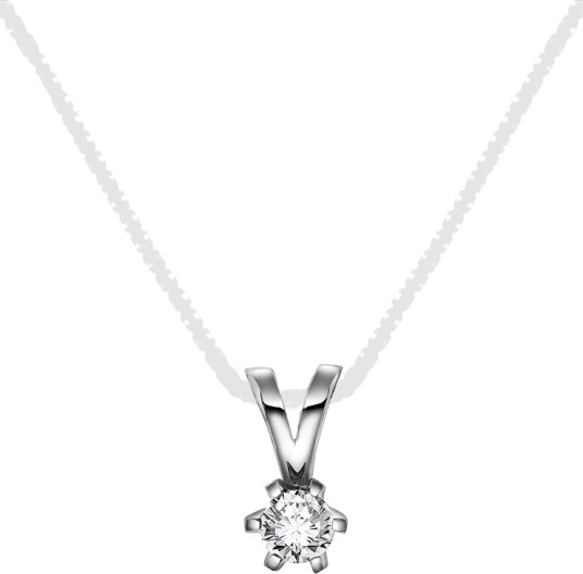Ti Sento Vida diamantanheng i 585 hvitt gull 0,07 ct
