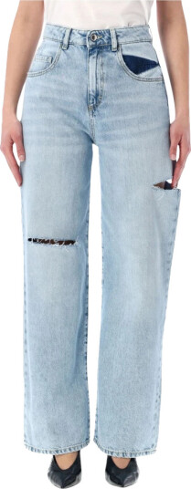Icon Denim Dame Jeans Blå W26, Icon Denim Dame Jeans Blå W26,