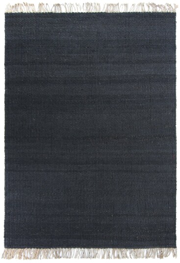 Juteteppe   Nawa jute/svart Størrelse: 70 x 100 cm