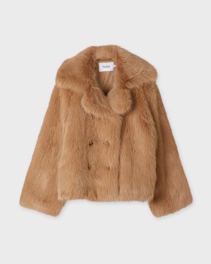 Stylein Jakke i fuskepels Hazel Jacket Beige Stylein Jakke i fuskepels Hazel Jacket Beige