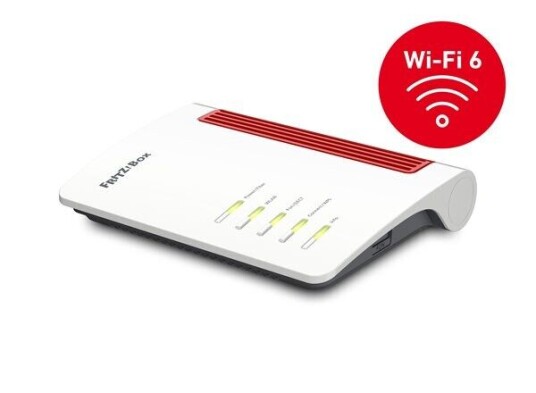 AVM Fritz!Box 5530 Fiber Trådløs Ruter Wi-Fi 6 Dobbelbånd 2.5 Gbit/s