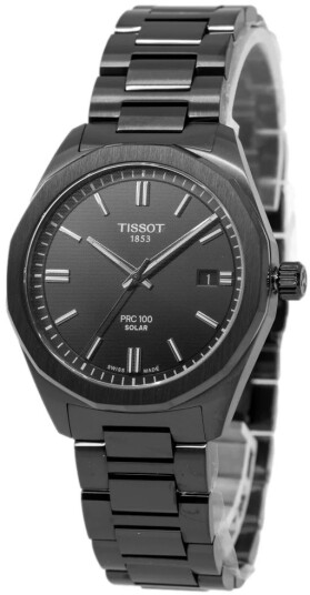 Tissot Herreklokke T151.422.33.051.00 PRC 100 Solar Sort/Stål Ø39 mm