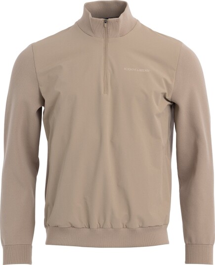 Bogeys & Birdies M Knitted Windbreaker Beige Golfgenser herre Beige Large