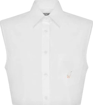 Moschino Dame Topper Hvit M, Moschino Dame Topper Hvit M,