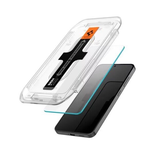 Spigen Glas.tR EZ Fit HD Skjermbeskytter for Samsung Galaxy S24/S25 - 2-pakning