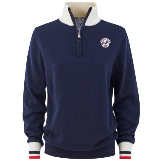 Les Arcs Elodie Ski Polo Dame Navy M Les Arcs Elodie Ski Polo Dame Navy M