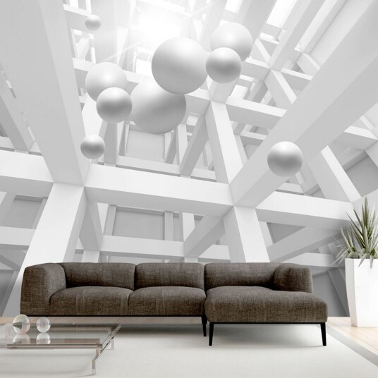 Fototapet Hvit Enclave 250x175 - Artgeist sp. z o. o.