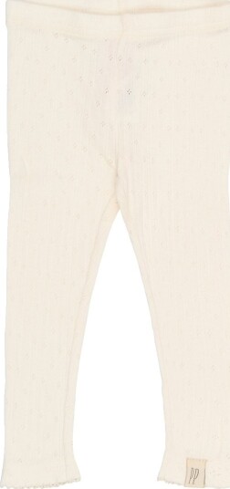 Petit Piao Ppsuze Pointelle Leggings Cream 92