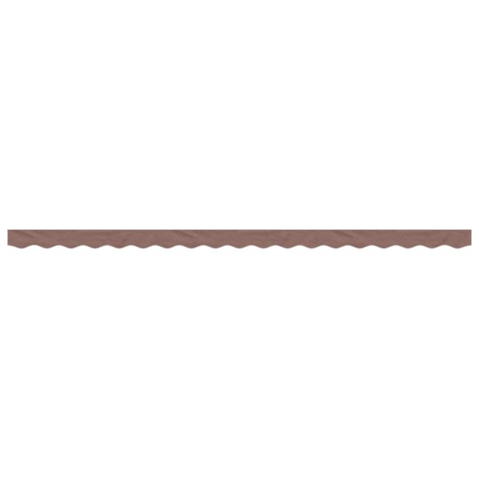 Erstatningsstoff for markisekappe brun stripe 4,5 m 367783