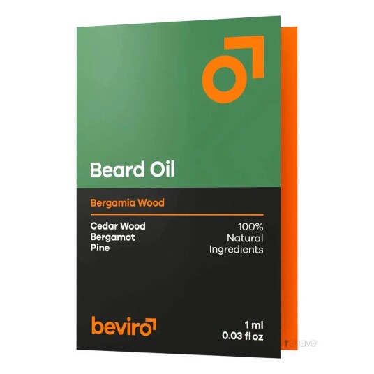 Beviro Beard Oil Bergamia WoodTESTER