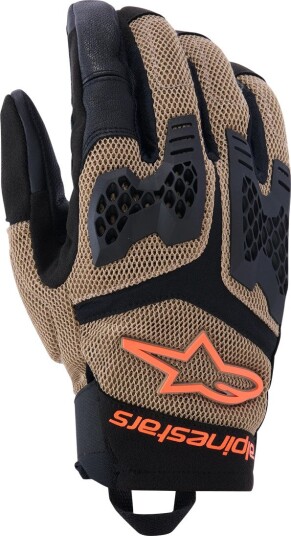MC-Hansker Alpinestars Manti Air Mørk Khaki/Svart /Fluo Oransje XL