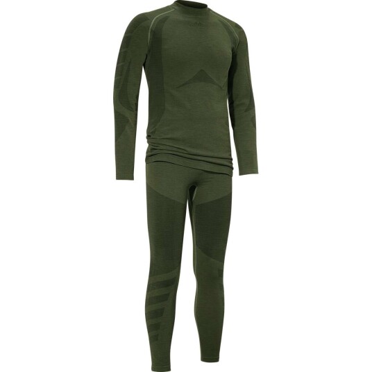 Swedteam Merino Tech Base Layer Set Hunting Green 2XL/3XL 2XL/3XL
